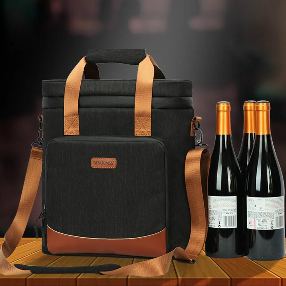 Bolsa Térmica Porta Vinhos e Taças - WineCarry