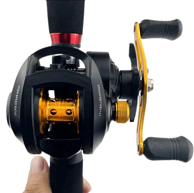 Carretilha de Pesca Ghotda GF2000 18 Rolamentos e Drag 8kg