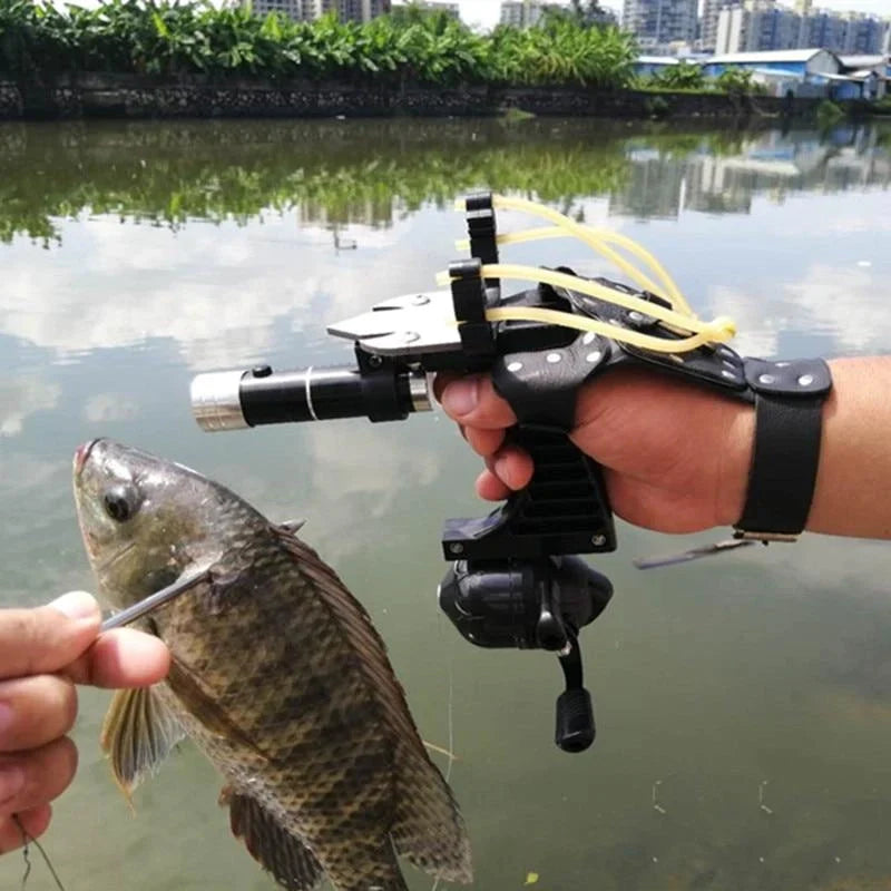 Estilingue de Pesca Profissional de Alta Precisão