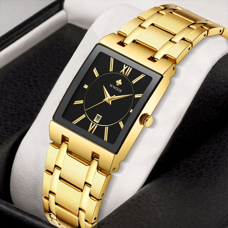 Relógio Masculino Gold Watch