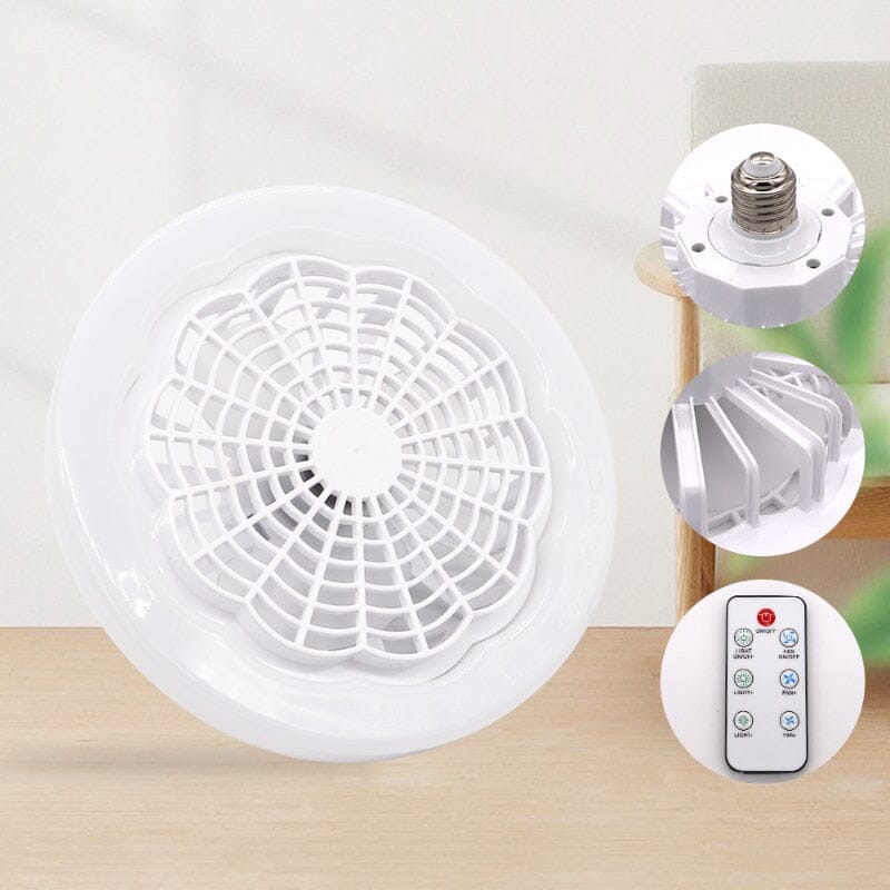 Ventilador de Teto com Luminária Led Embutida